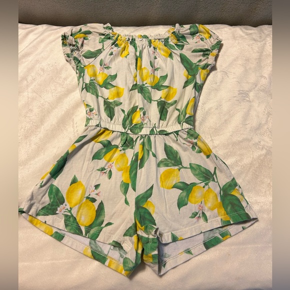 Old Navy Puff-Sleeve Jersey-Knit Romper - Lot of 2 - Picture 2 of 8